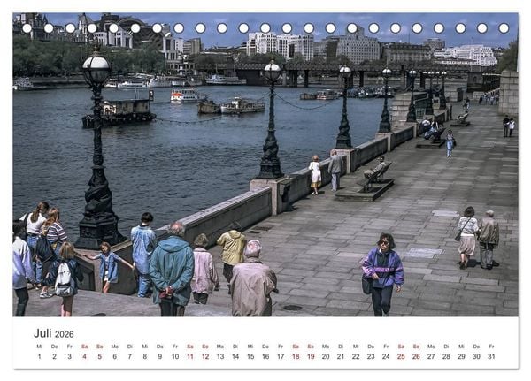 Produktbild: London - Vintage Views (Tischkalender 2026 DIN A5 quer), CALVENDO Monatskalender