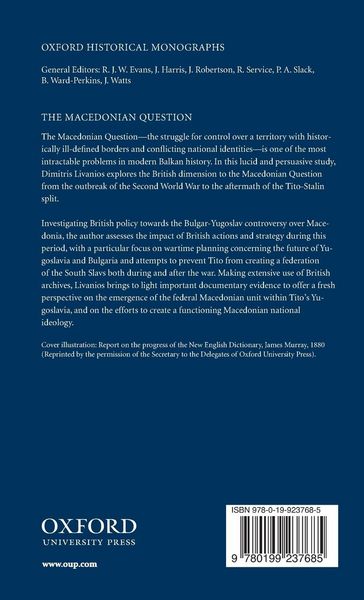 Produktbild: The Macedonian Question