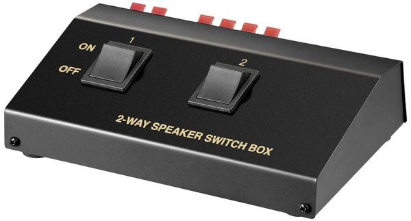 Produktbild: Goobay 60928 2 Port Lautsprecher-Umschalter einzeln schaltbar