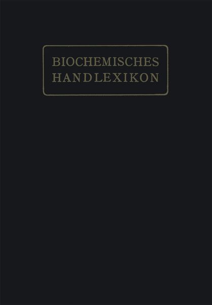 Produktbild: Biochemisches Handlexikon
