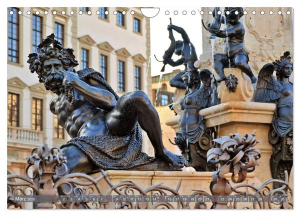 Produktbild: Augsburg - Stadt des Wassers zwischen Lech und Wertach (Wandkalender 2026 DIN A4 quer), CALVENDO Monatskalender