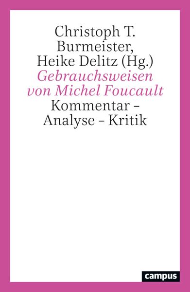 Produktbild: Gebrauchsweisen von Michel Foucault
