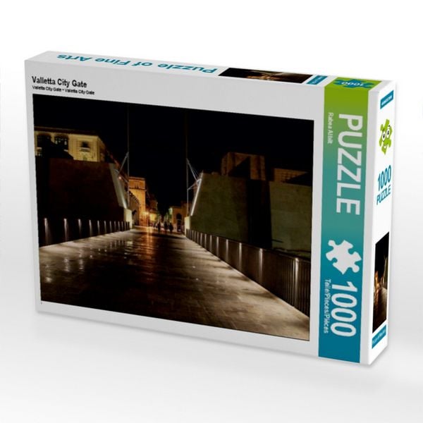 Produktbild: CALVENDO Puzzle Valletta City Gate | 1000 Teile Lege-Gr&ouml;&szlig;e 64x48cm Foto-Puzzle f&uuml;r gl&uuml;ckliche Stunden