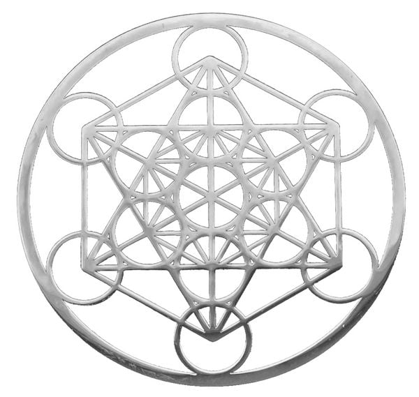 Produktbild: Metatron aus Edelstahl 12cm