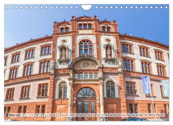 Produktbild: Hansestadt Rostock Historischer Stadtkern bis Warnem&uuml;nde (Wandkalender 2026 DIN A4 quer), CALVENDO Monatskalender