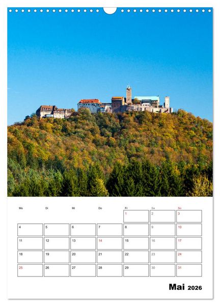 Produktbild: Die Th&uuml;ringer Wartburg (Wandkalender 2026 DIN A3 hoch), CALVENDO Monatskalender