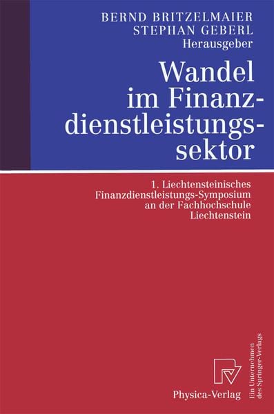 Produktbild: Wandel im Finanzdienstleistungssektor