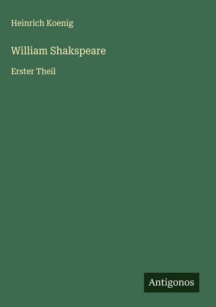 Produktbild: William Shakspeare