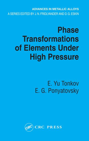 Produktbild: Phase Transformations of Elements Under High Pressure