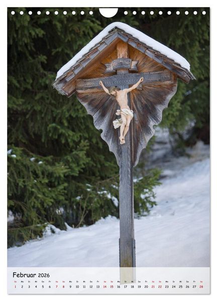 Produktbild: Feldkreuze im bayerischen Oberland (Wandkalender 2026 DIN A4 hoch), CALVENDO Monatskalender