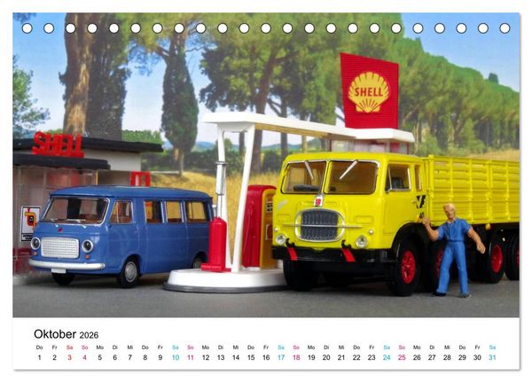 Produktbild: Bella Italia im Modell (Tischkalender 2026 DIN A5 quer), CALVENDO Monatskalender