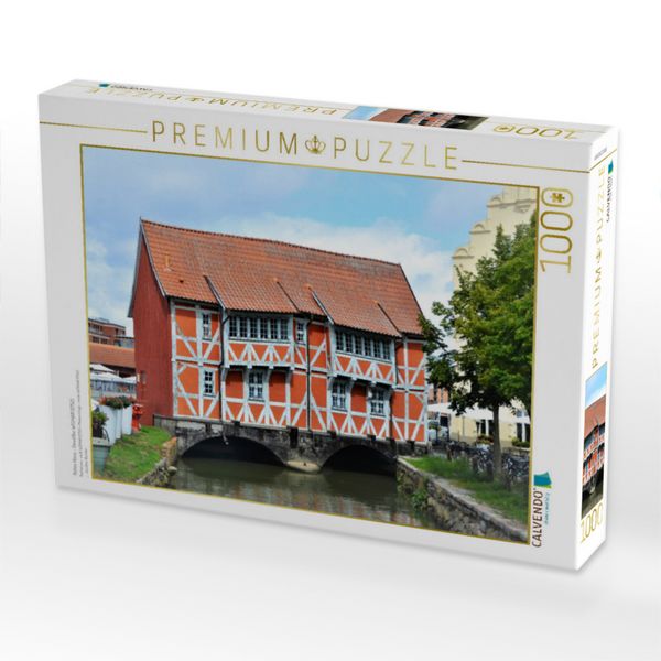 Produktbild: CALVENDO Puzzle Rotes Haus,- Gew&ouml;lbe WISMAR (1752) | 1000 Teile Lege-Gr&ouml;&szlig;e 64x48cm Foto-Puzzle f&uuml;r gl&uuml;ckliche Stunden