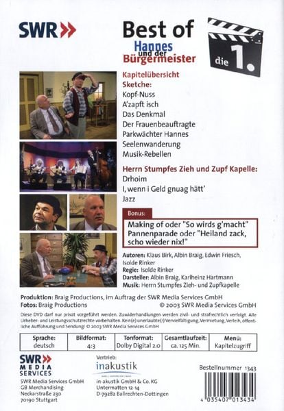 Produktbild: Hannes und der B&uuml;rgermeister - Best of...