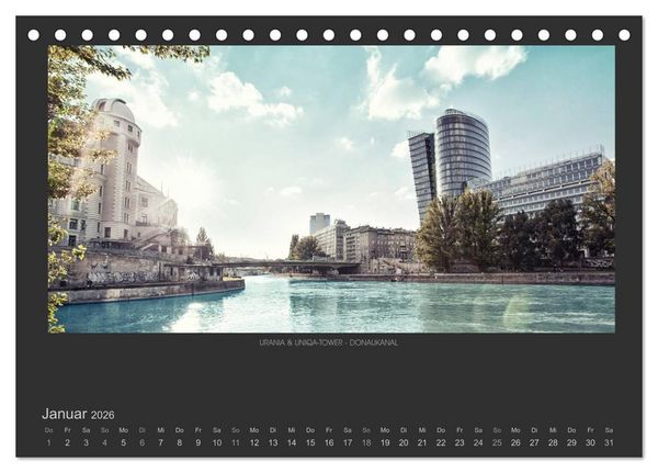 Produktbild: WIEN - EINE STADT VON WELT (Tischkalender 2026 DIN A5 quer), CALVENDO Monatskalender