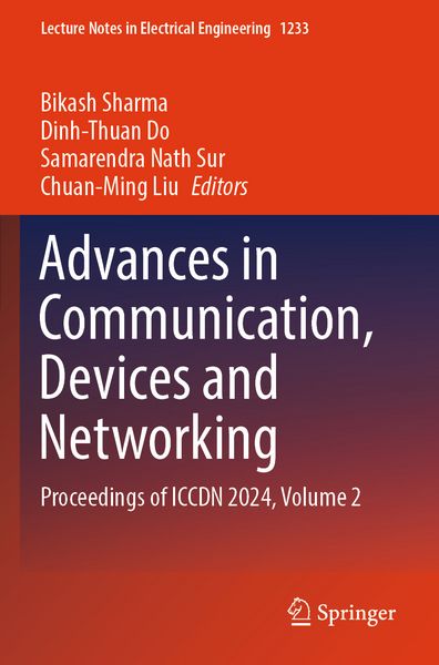 Produktbild: Advances in Communication, Devices and Networking