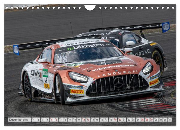 Produktbild: Schwaben Pfeile - STARS beim GT MASTERS (Wandkalender 2026 DIN A4 quer), CALVENDO Monatskalender
