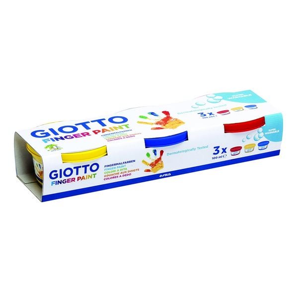 GIOTTO Finger Paint Set 3x100ml