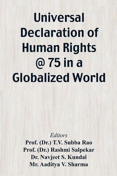 Produktbild: Universal Declaration of Human Rights @ 75 In a Globalized World