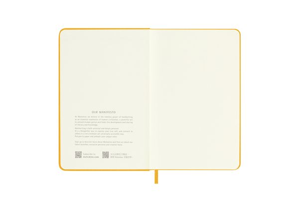 Produktbild: Moleskine Classic Notebook, Pocket, Ruled, Orange Yellow, Silk Hard Cover (3.5 x 5.5)