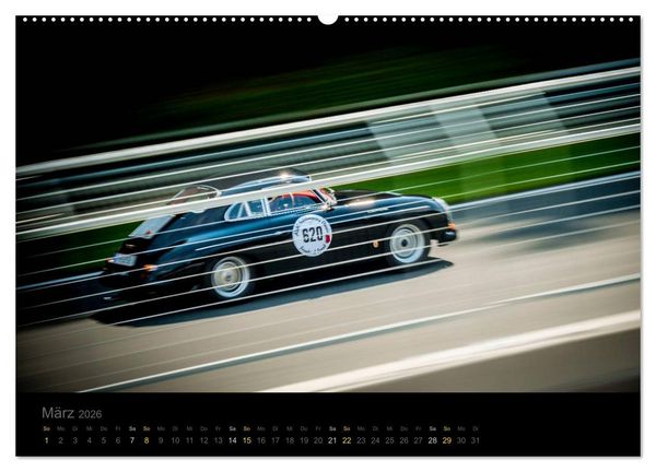 Produktbild: Porsche 356 - Racing (Wandkalender 2026 DIN A2 quer), CALVENDO Monatskalender