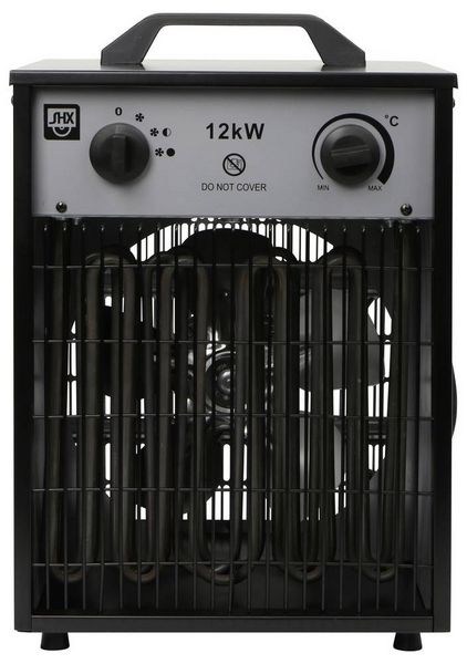 Produktbild: SHX SHX12KW2025 Bauheizer 12000W Schwarz/Grau