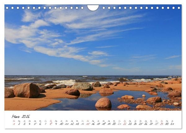 Produktbild: Litauen und Lettland (Wandkalender 2026 DIN A4 quer), CALVENDO Monatskalender