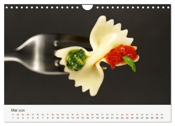 Produktbild: Vegan Food Kalender &ndash; Gerichte und Snacks (Wandkalender 2026 DIN A4 quer), CALVENDO Monatskalender