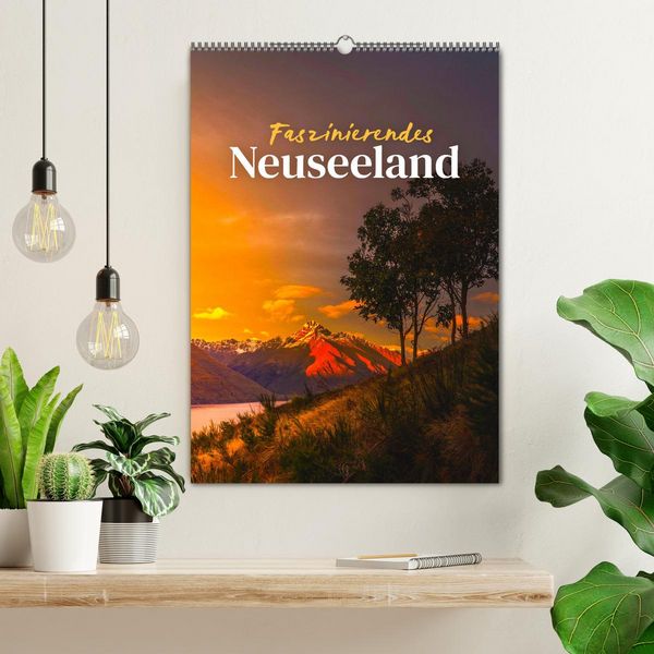 Produktbild: Faszinierendes Neuseeland (Wandkalender 2026 DIN A2 hoch), CALVENDO Monatskalender