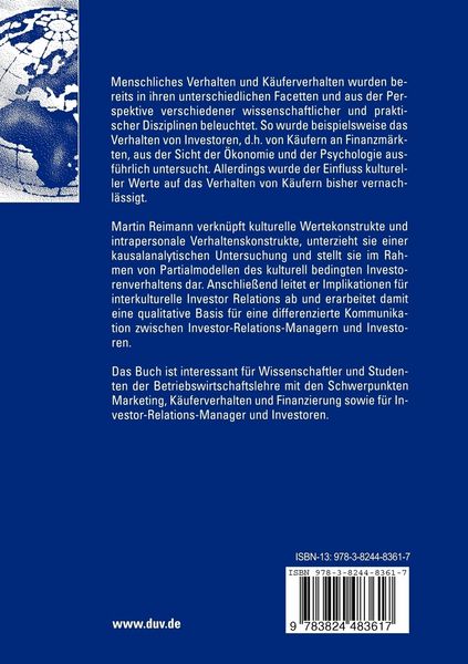 Produktbild: Modellierung von Investorenverhalten