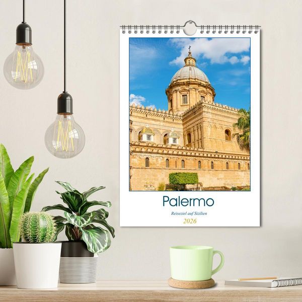 Produktbild: Palermo - Reiseziel auf Sizilien (Wandkalender 2026 DIN A4 hoch), CALVENDO Monatskalender