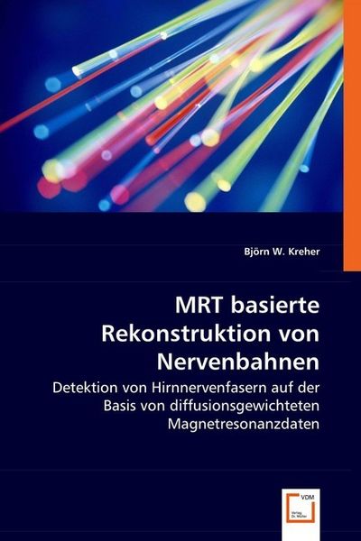 Produktbild: W. Kreher, B: MRT basierte Rekonstruktion von Nervenbahnen