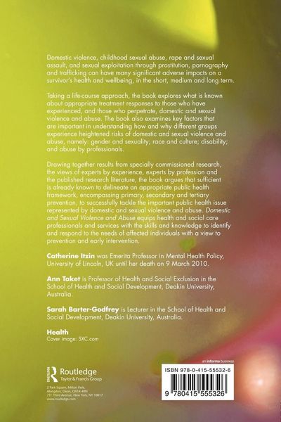 Produktbild: Domestic and Sexual Violence and Abuse