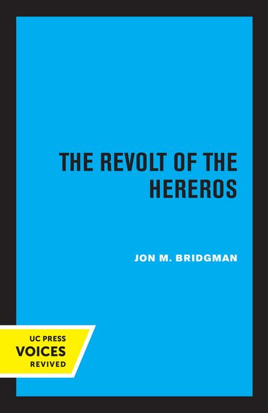 Produktbild: The Revolt of the Hereros