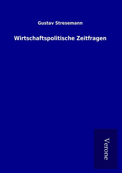 Produktbild: Wirtschaftspolitische Zeitfragen