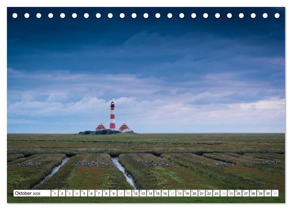 Produktbild: Eiderstedt - Willkommen am Watt (Tischkalender 2026 DIN A5 quer), CALVENDO Monatskalender