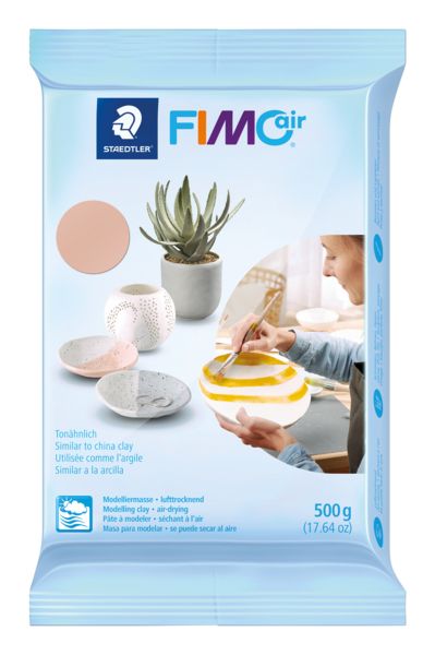 Produktbild: STAEDTLER FIMO Lufttrocknende Modelliermasse FIMOair 8100, blassrosa, 500 g