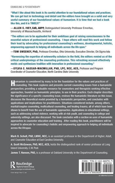 Produktbild: Humanistic Perspectives on Contemporary Counseling Issues