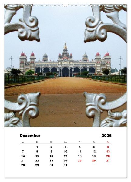 Produktbild: Indien erleben (Wandkalender 2026 DIN A2 hoch), CALVENDO Monatskalender