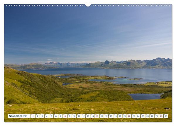Produktbild: Lofoten Vester&aring;len (Wandkalender 2026 DIN A2 quer), CALVENDO Monatskalender