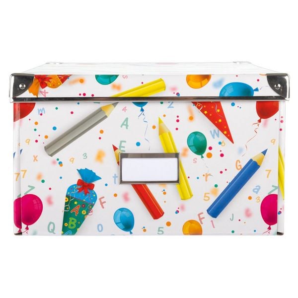 Produktbild: Idena Aufbewahrungsbox Schule faltbar 35x28x17cm
