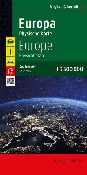 Produktbild: Freytag & berndt Stra&szlig;enkarte Europa physisch 1:3,5 Mio.