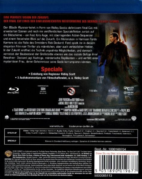 Produktbild: Blade Runner - Final Cut