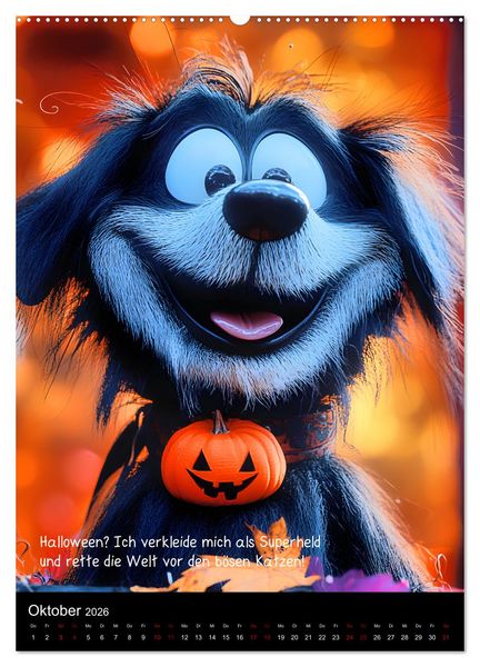 Produktbild: Good morning dog (hochwertiger Premium Wandkalender 2026 DIN A2 hoch), Kunstdruck in Hochglanz