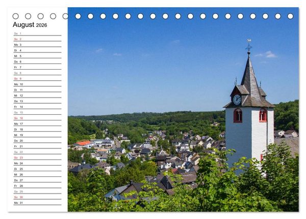 Produktbild: Der Westerwald (Tischkalender 2026 DIN A5 quer), CALVENDO Monatskalender