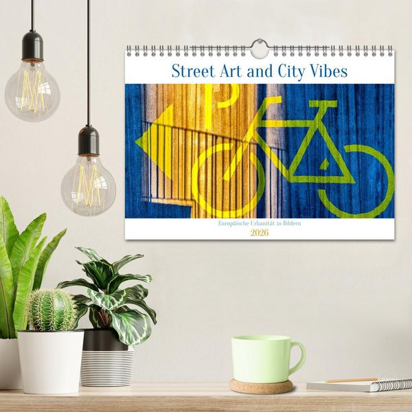 Produktbild: Street Art and City Vibes (Wandkalender 2026 DIN A4 quer), CALVENDO Monatskalender