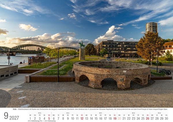 Produktbild: K&ouml;ln 2027 Bildkalender A4 quer, spiralgebunden