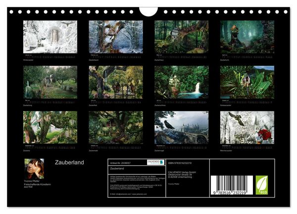 Produktbild: Zauberland (Wandkalender 2026 DIN A4 quer), CALVENDO Monatskalender