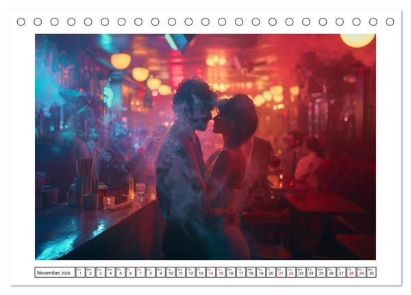 Produktbild: In Jazz Bars at Midnight (Desk Calendar 2026 DIN A5 landscape), CALVENDO 12 Month DeskCalendar