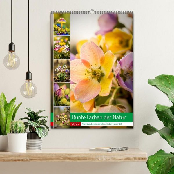 Produktbild: Bunte Farben der Natur (Wandkalender 2027 DIN A2 hoch), CALVENDO Monatskalender