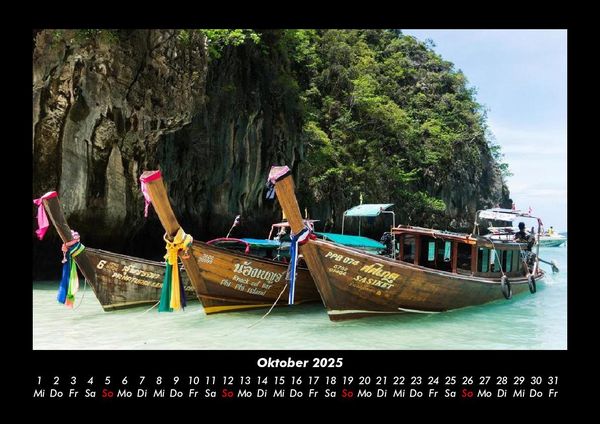 Produktbild: Boote 2025 Fotokalender DIN A3